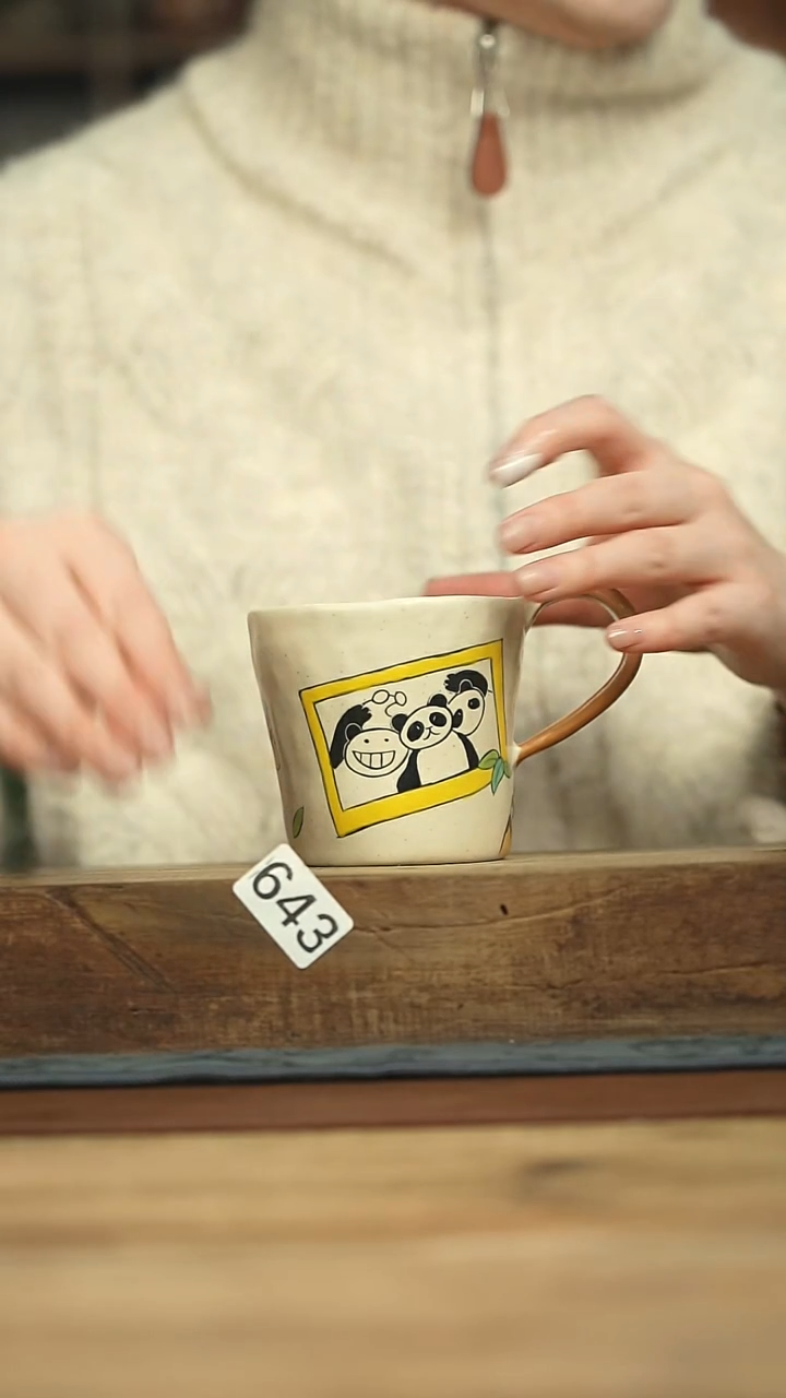 设计师手作款喵喵系列  咖啡杯·