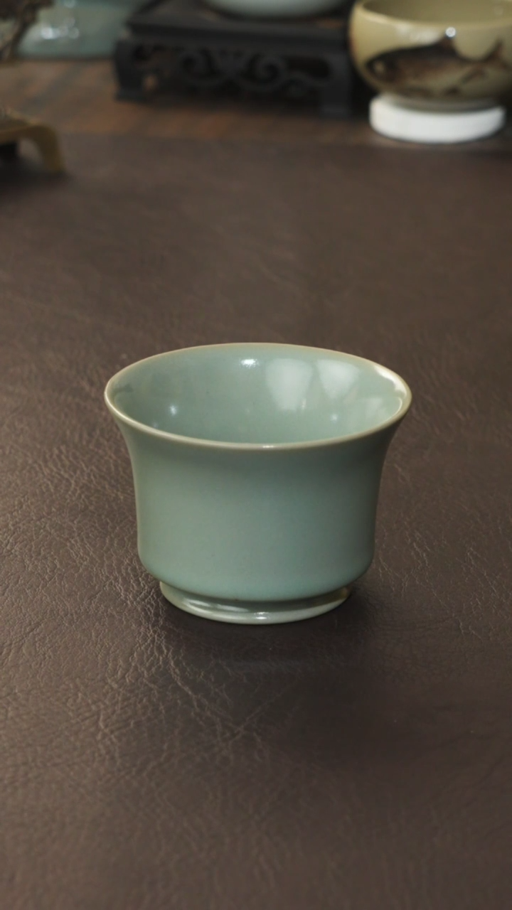 【闪购商品】杯宣宝汝瓷原矿原釉微微瑕