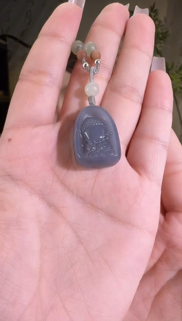 【闪购商品】和田玉未镶嵌颈饰无相佛