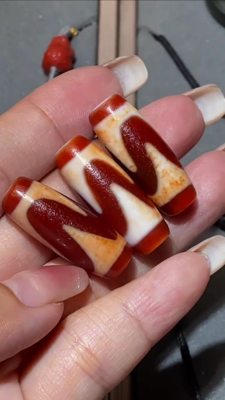 【闪购商品】玛瑙/玉髓颈饰未镶嵌LZ-00858牙牙单珠多样性发其一