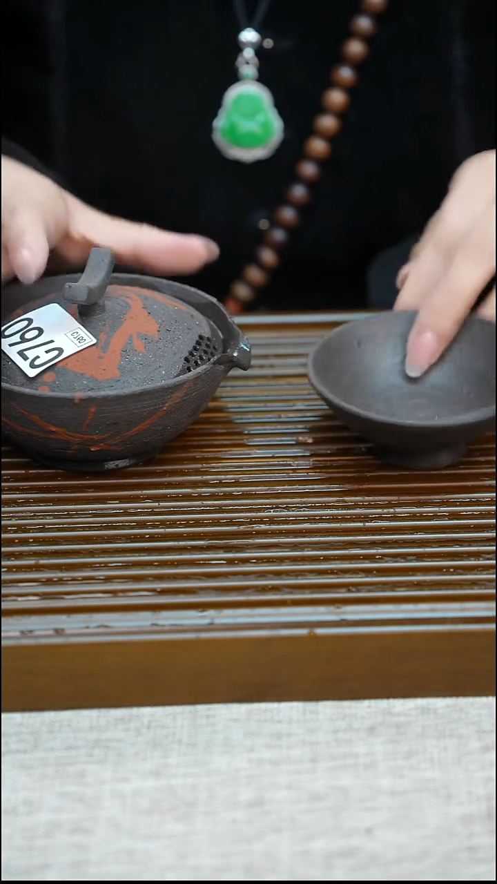 手工粗陶茶具每只不一样