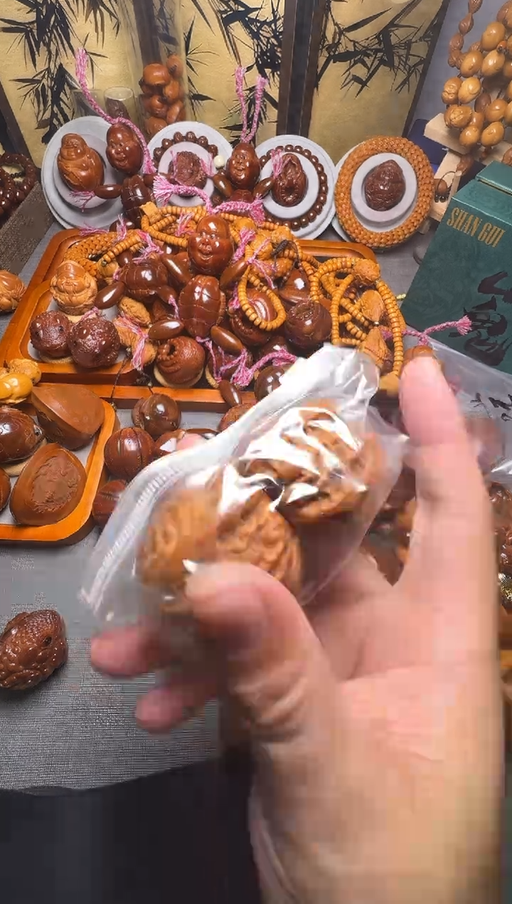 手串橄榄核@**缘核桃一对