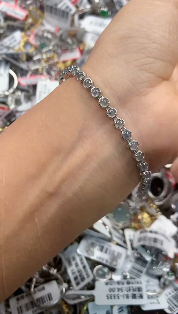 银S925镶嵌戒指翡翠13    7