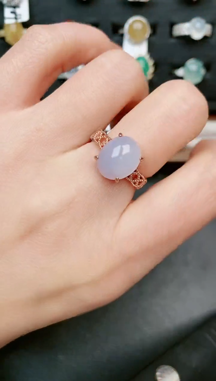 【闪购商品】翡翠戒指银S925镶嵌.....