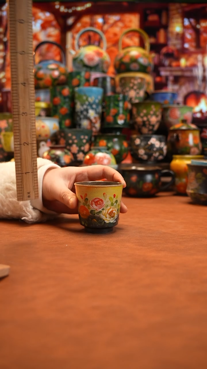 油画   釉下彩   杯子