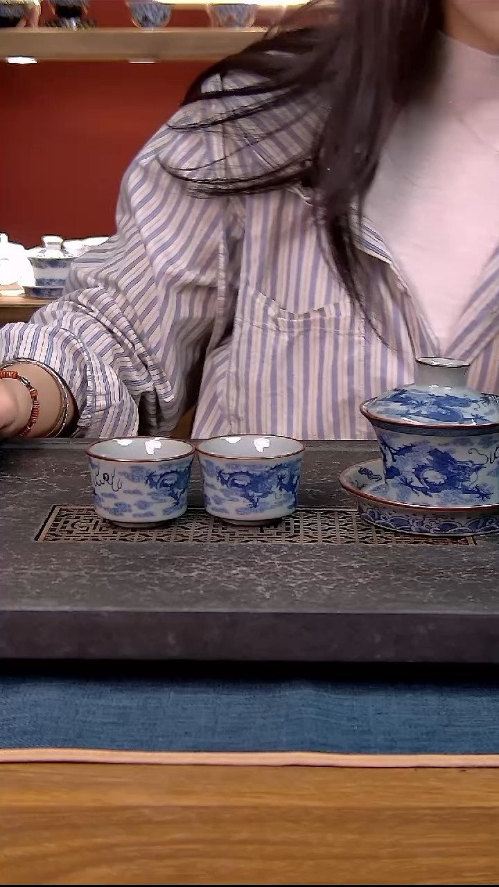 简装家用款3件套 老陶泥开片纹陶瓷茶具