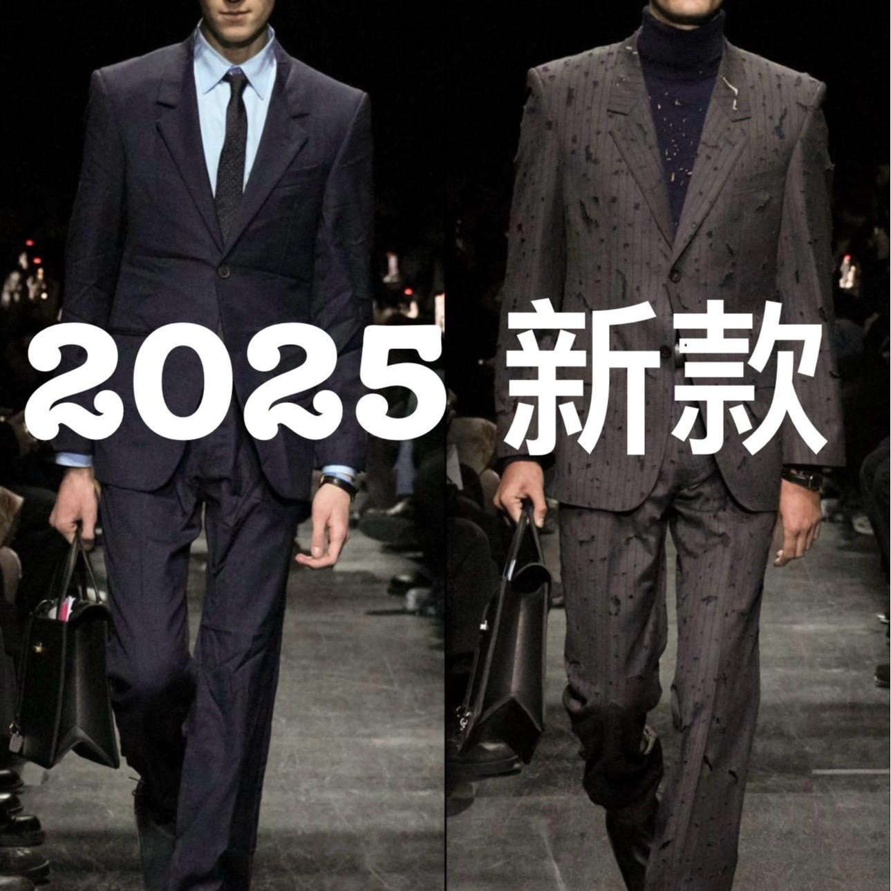 【鑫豪专属】2025秋冬新款高定男女同款休闲羊毛开衫外套0111黑色