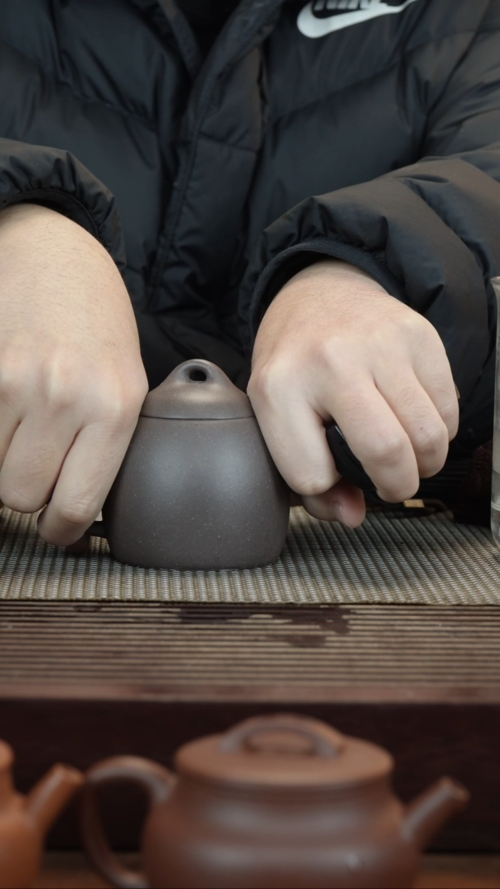 【闪购商品】紫砂茶壶天青秦权