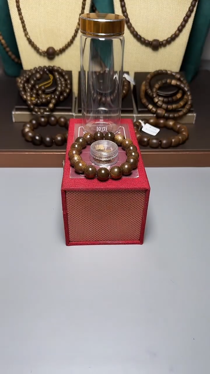 沉香海南金沙叶1.2圆珠单圈