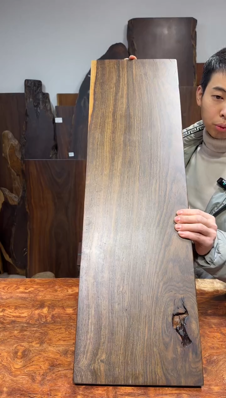 风车木（黑檀木）尺寸84*25*2编号139