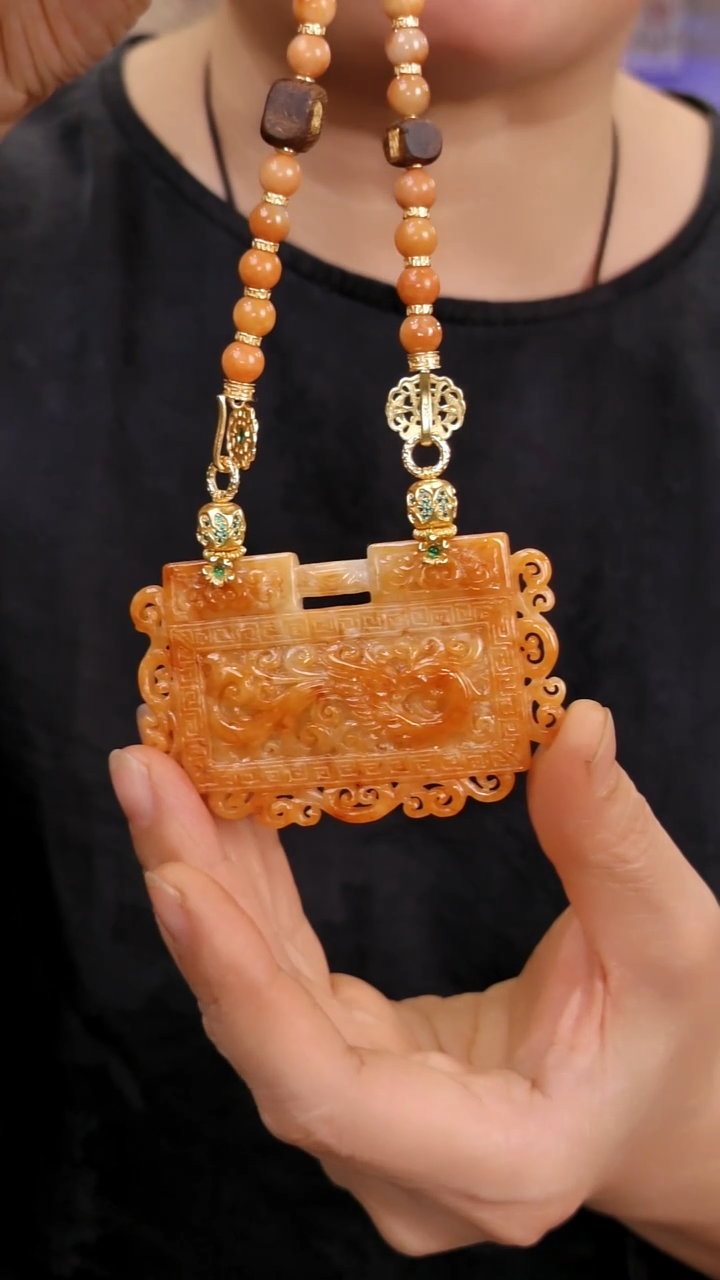 颈饰未镶嵌翡翠国风