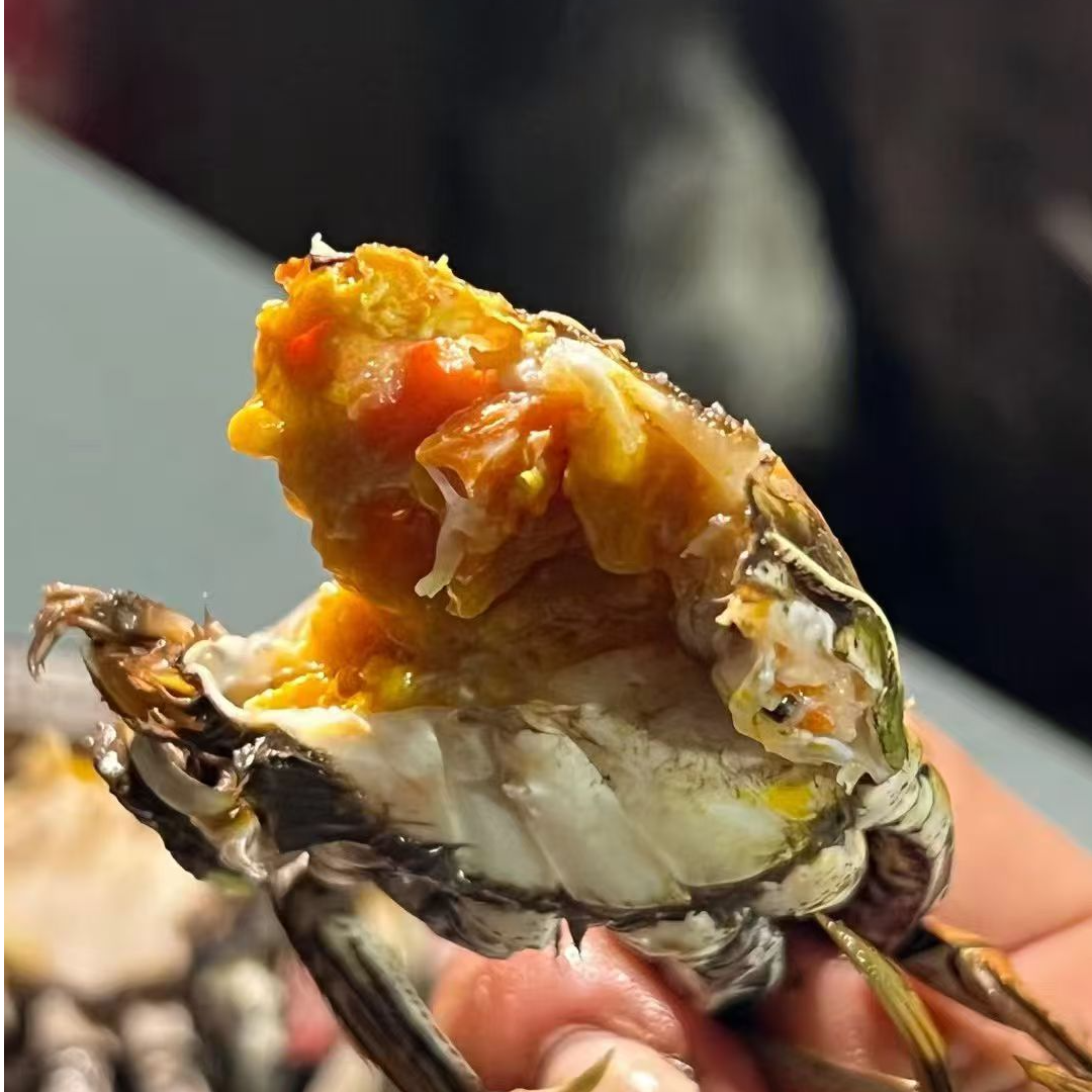 盘锦稻田母蟹25只，0.8两每只，适合卤着吃