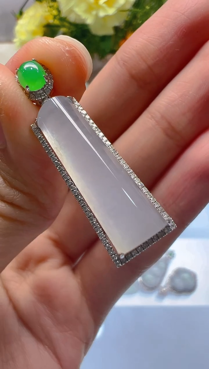 【闪购商品】翡翠18K金镶嵌吊坠(不含链)多样性团购发一件