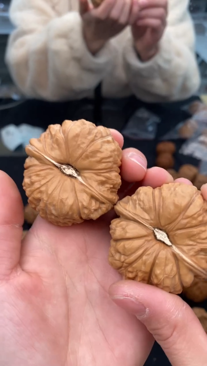 【闪购商品】文玩核桃把件南瓜墩46-t544