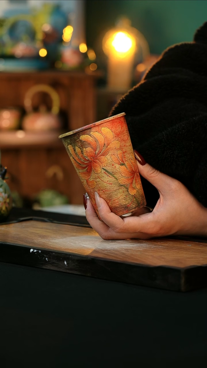 【闪购商品】杯手绘心瓷陶瓷浮力