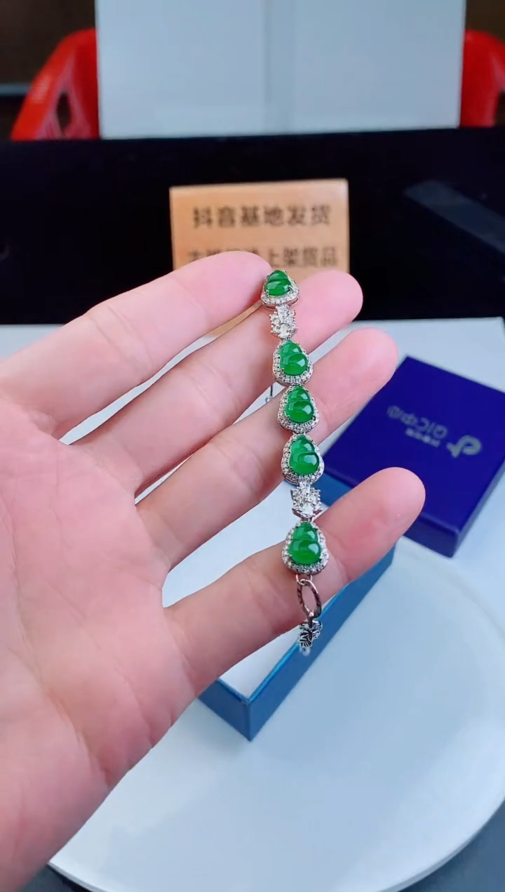 颈饰未镶嵌翡翠   