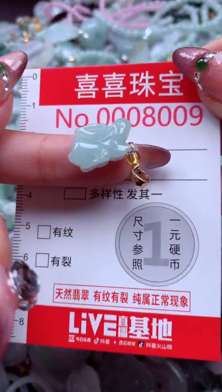 颈饰未镶嵌翡翠8009