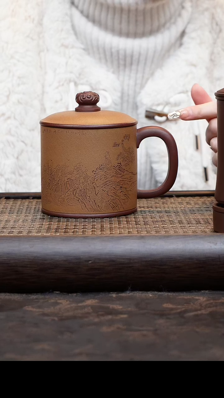 【闪购商品】紫砂茶杯老板杯原矿