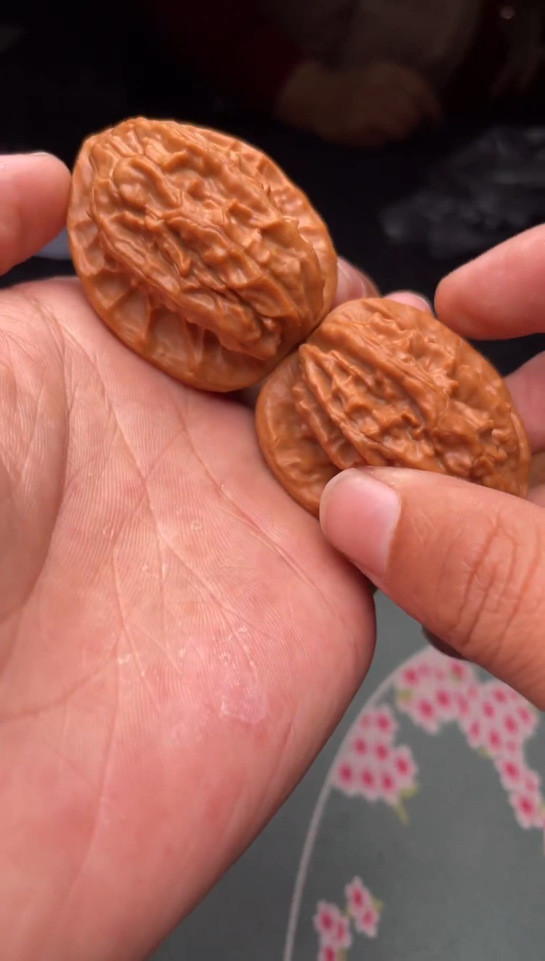 把件文玩核桃a326 大红袍 38尺