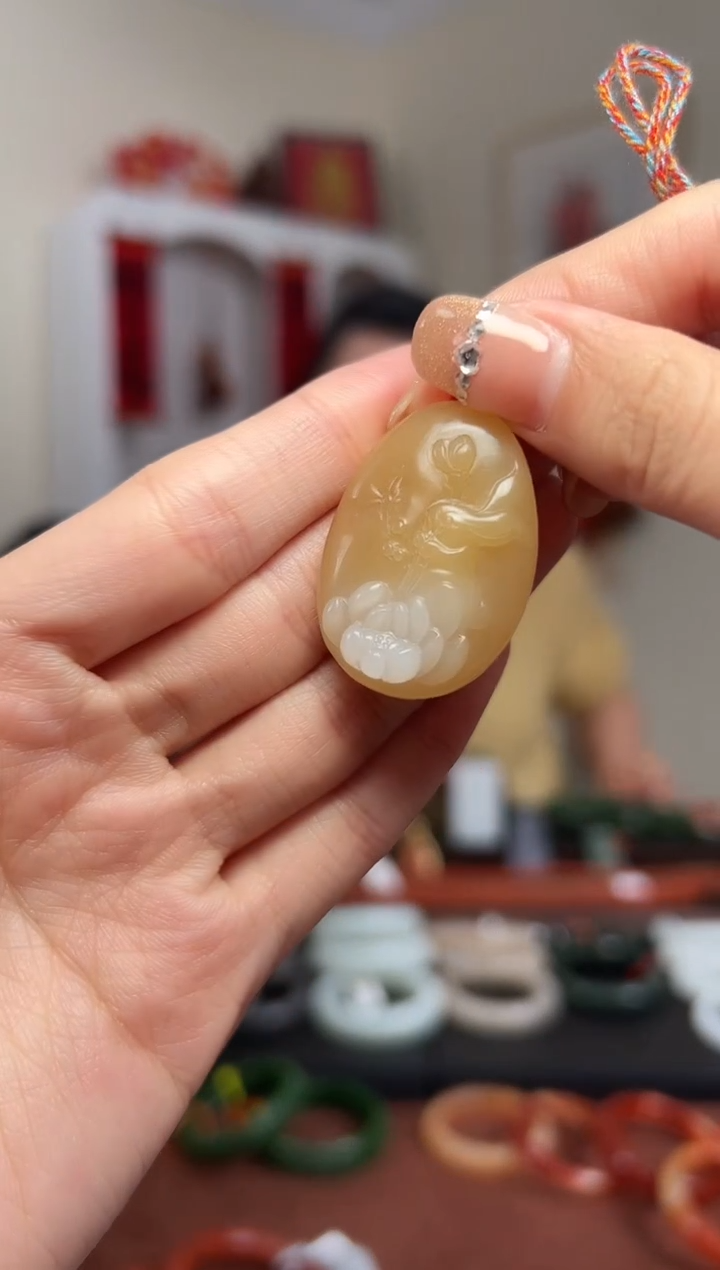 【闪购商品】和田玉颈饰未镶嵌35*24*10