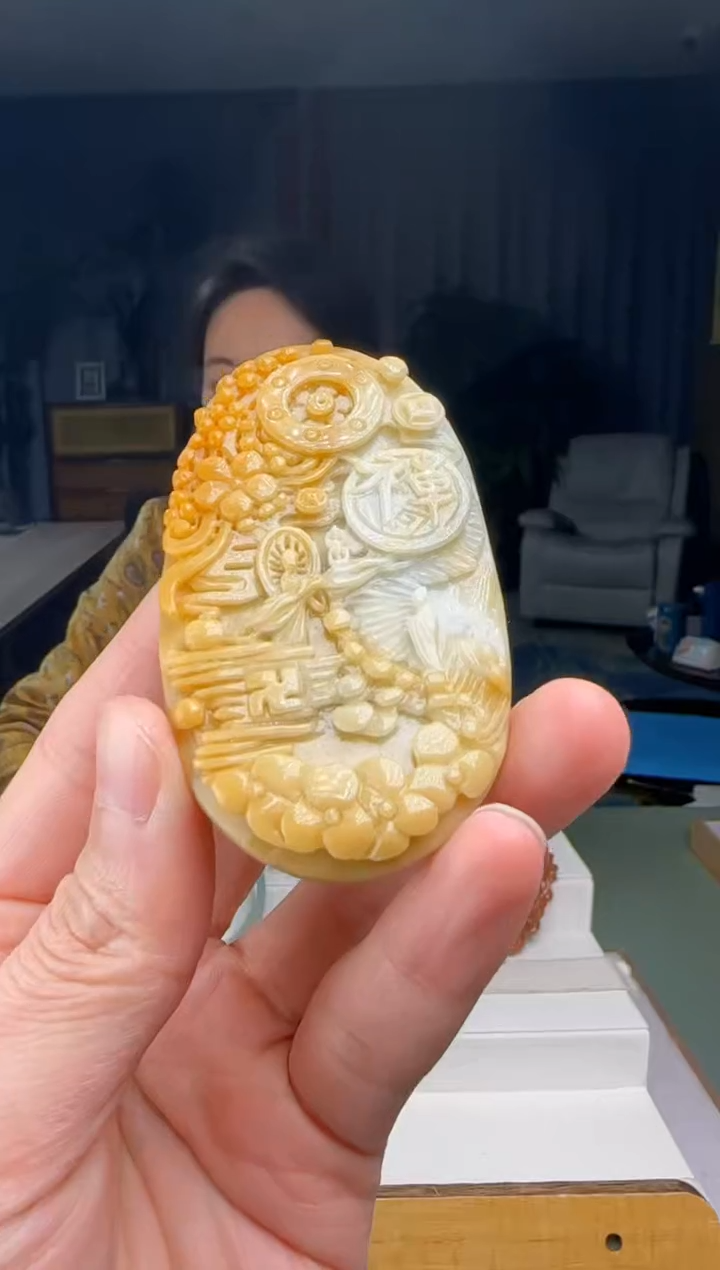 【闪购商品】翡翠吊坠(不含链)未镶嵌DY@@960Q3J12948