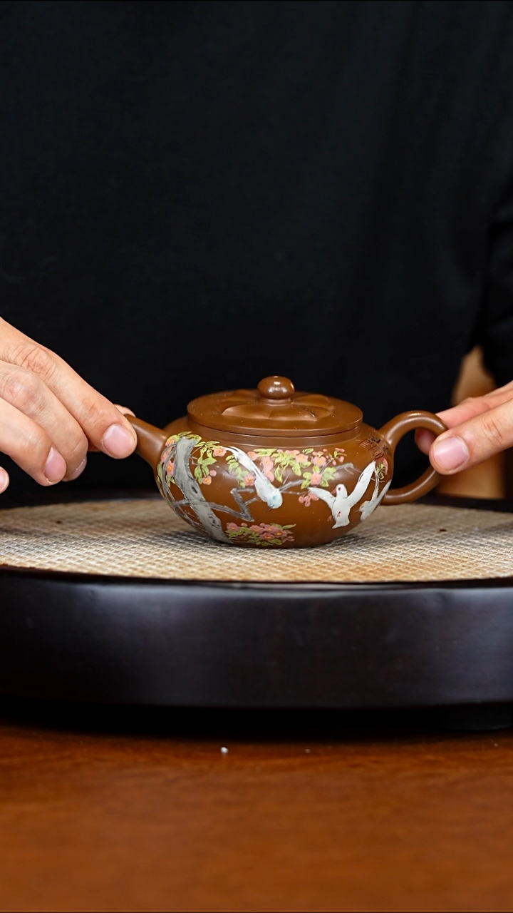 宜兴紫砂 DXY 赤金紫泥 莲花 200cc