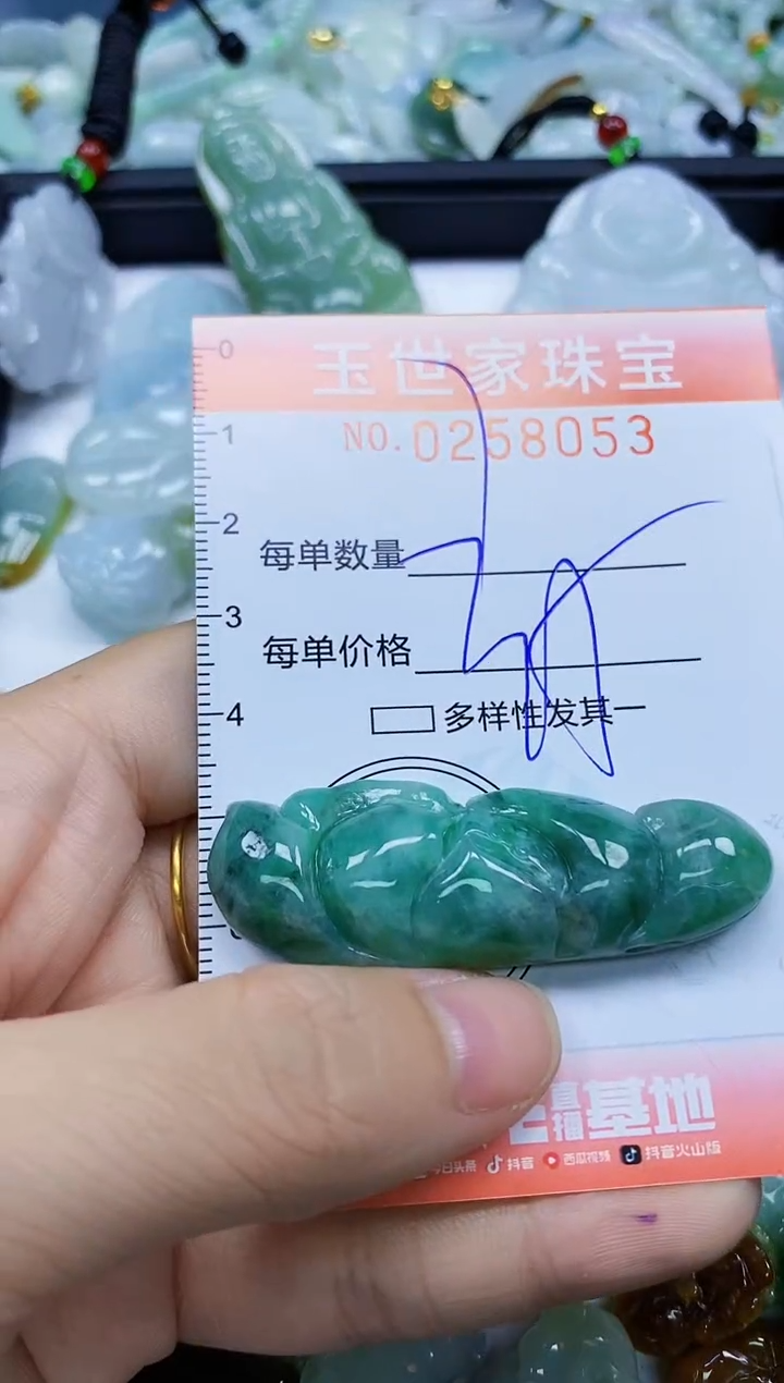 翡翠未镶嵌颈饰闪购0258053