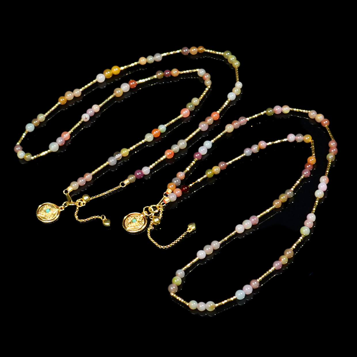 V姐|心选|盐源玛瑙设计项链 4mm-QC122020 多样性发其一