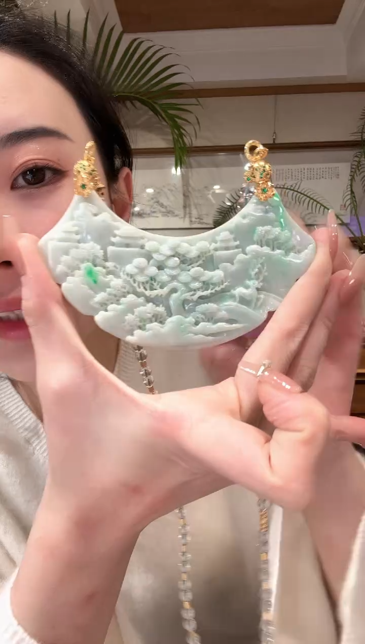 【闪购商品】翡翠颈饰未镶嵌国风