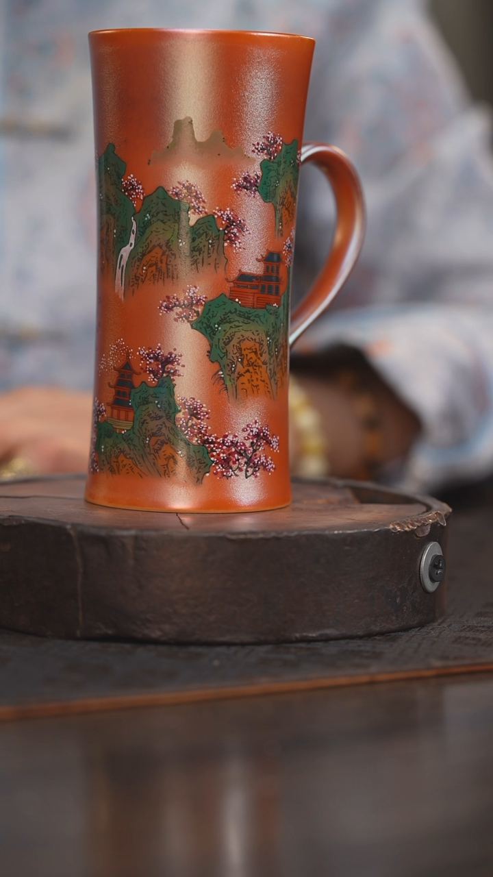 【闪购商品】杯70柴房陶瓷丨山水小蛮腰