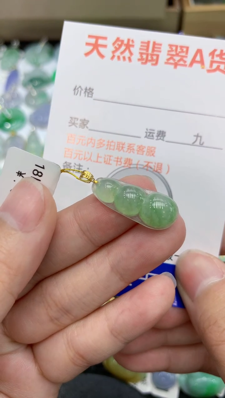 【闪购商品】翡翠颈饰18K金镶嵌111111111111