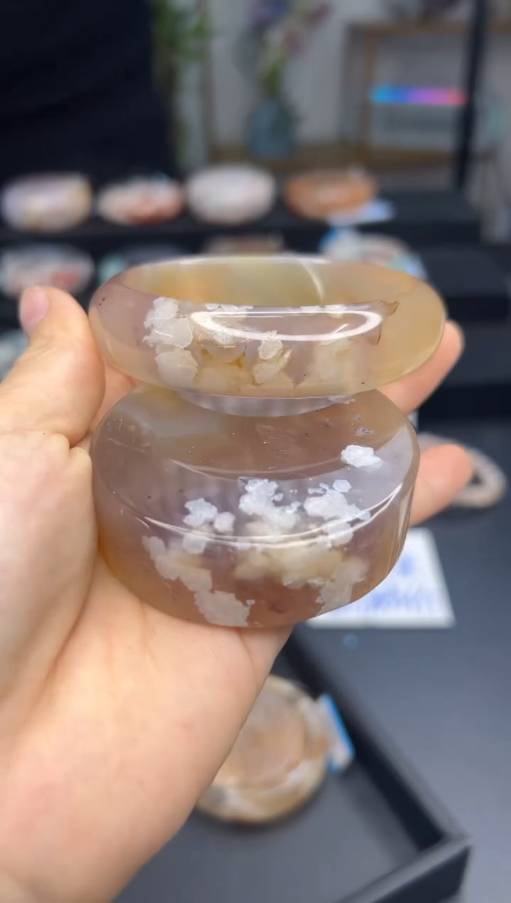 【闪购商品】石英质玉手镯未镶嵌A491(61圈赠送镯心)