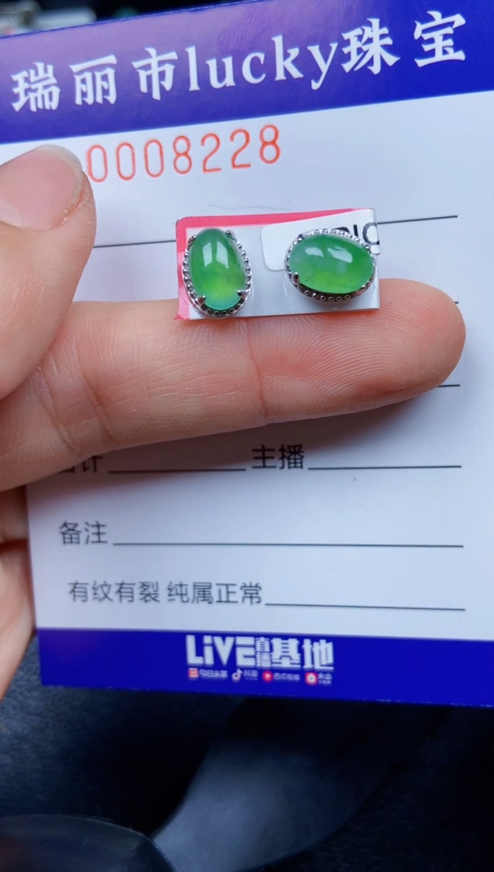 【闪购商品】翡翠颈饰银S925镶嵌8228