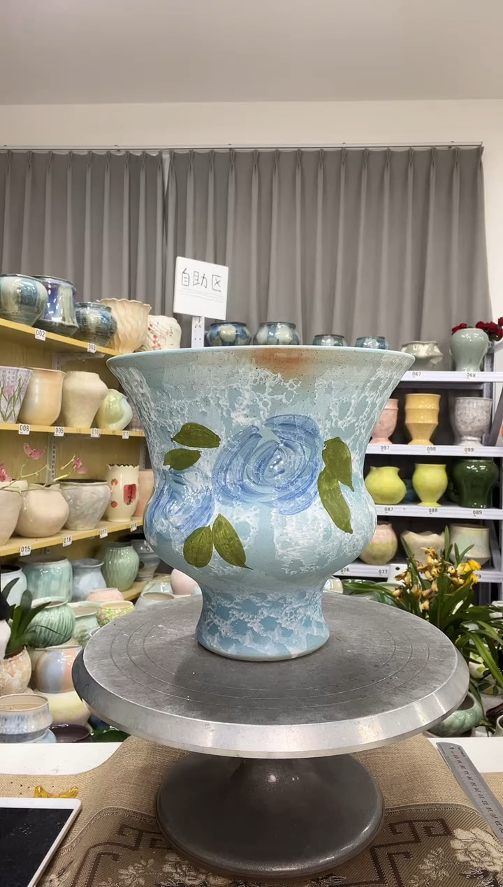 【微瑕】【1.3】花盆尺寸 高：22  口：24