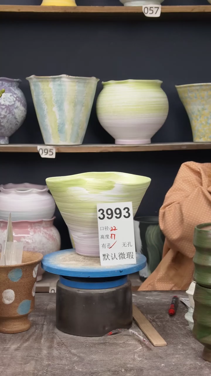 景德镇花盆默认微瑕3993