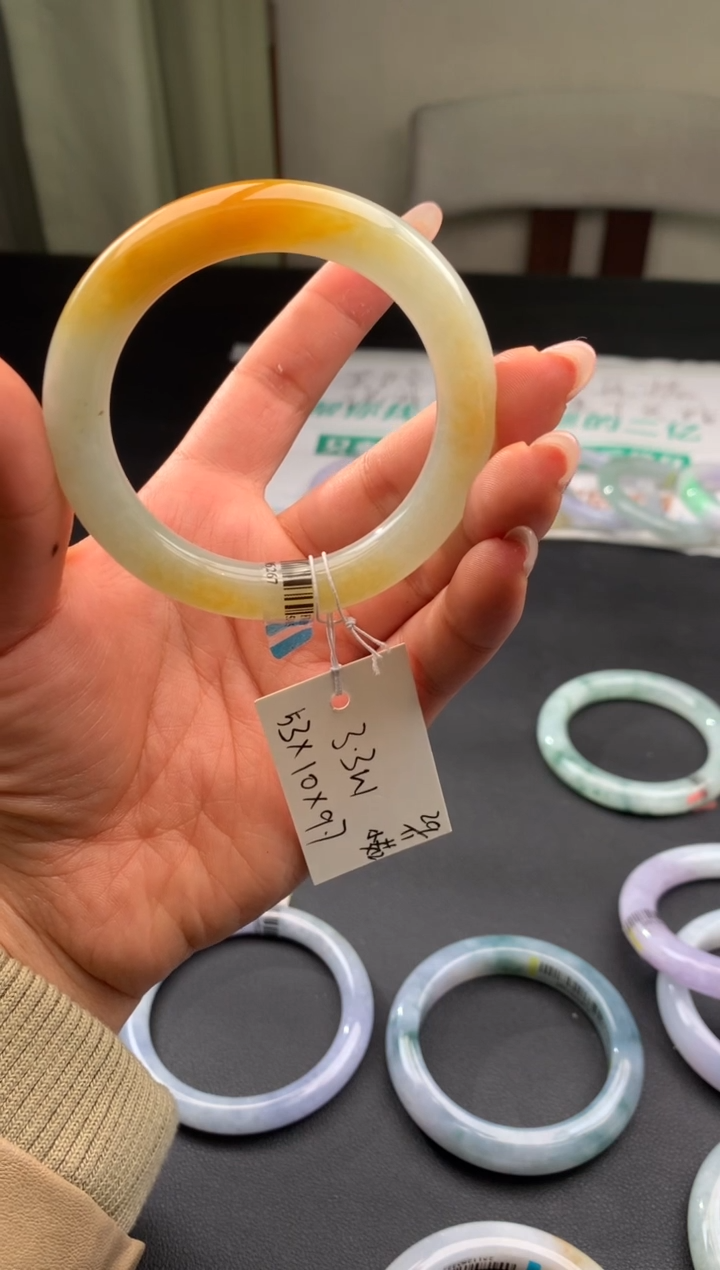 未镶嵌手镯翡翠翡翠手镯 下单联系小耳机#