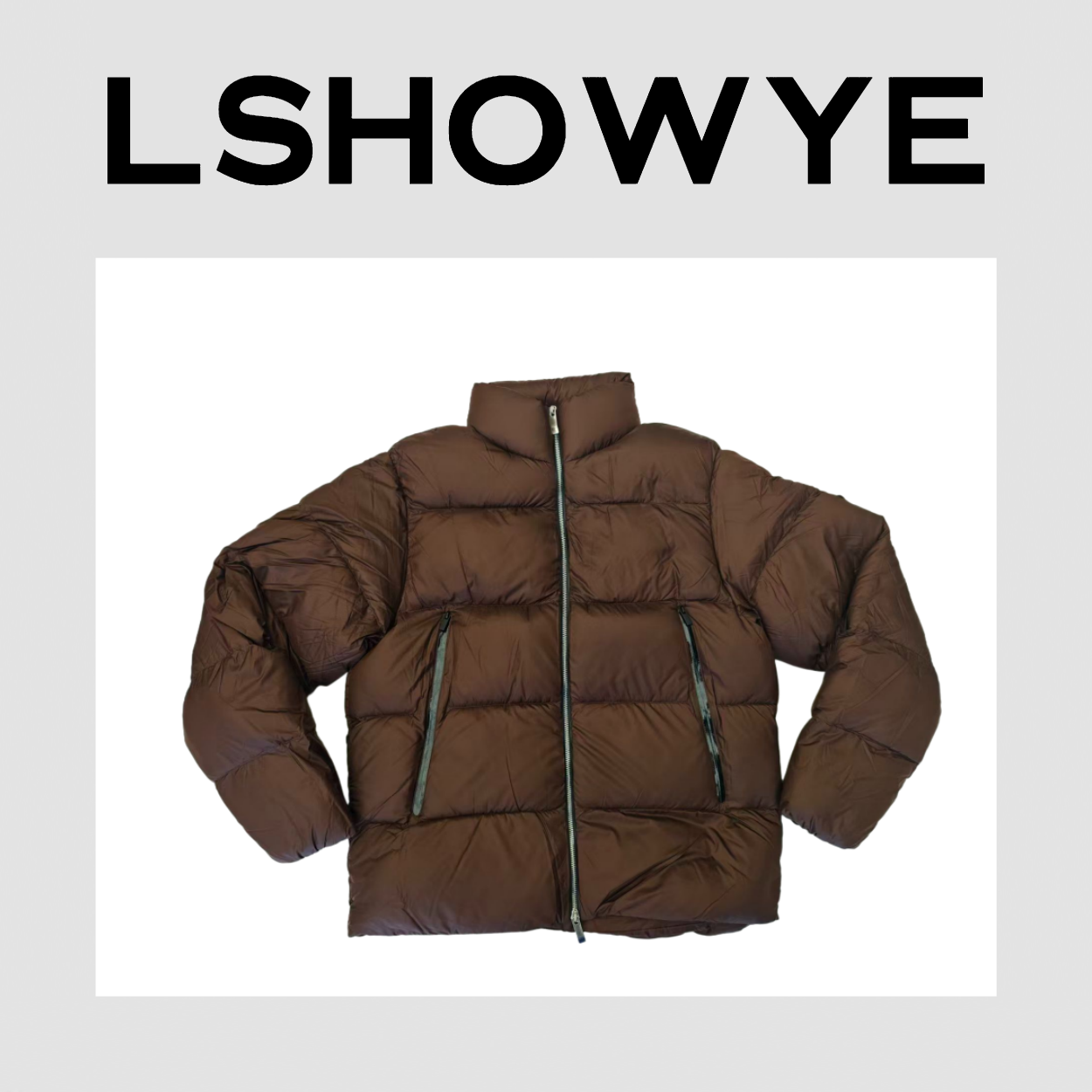 LSHOWYE｜咖色羽绒服 20289100
