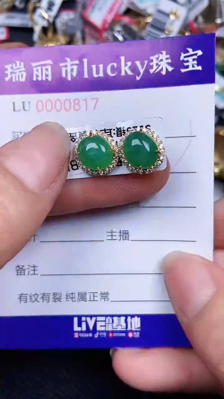 颈饰银S925镶嵌翡翠0817