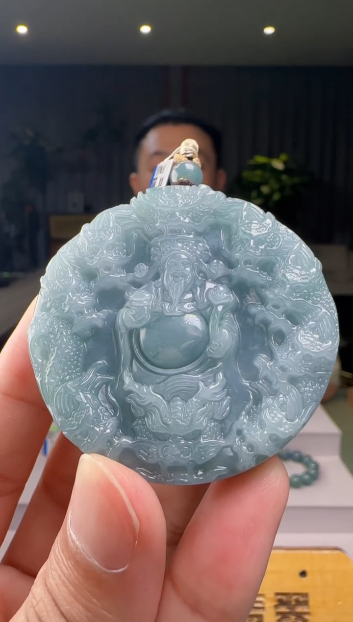 翡翠未镶嵌颈饰多样性发其一XM@@60B7J07093