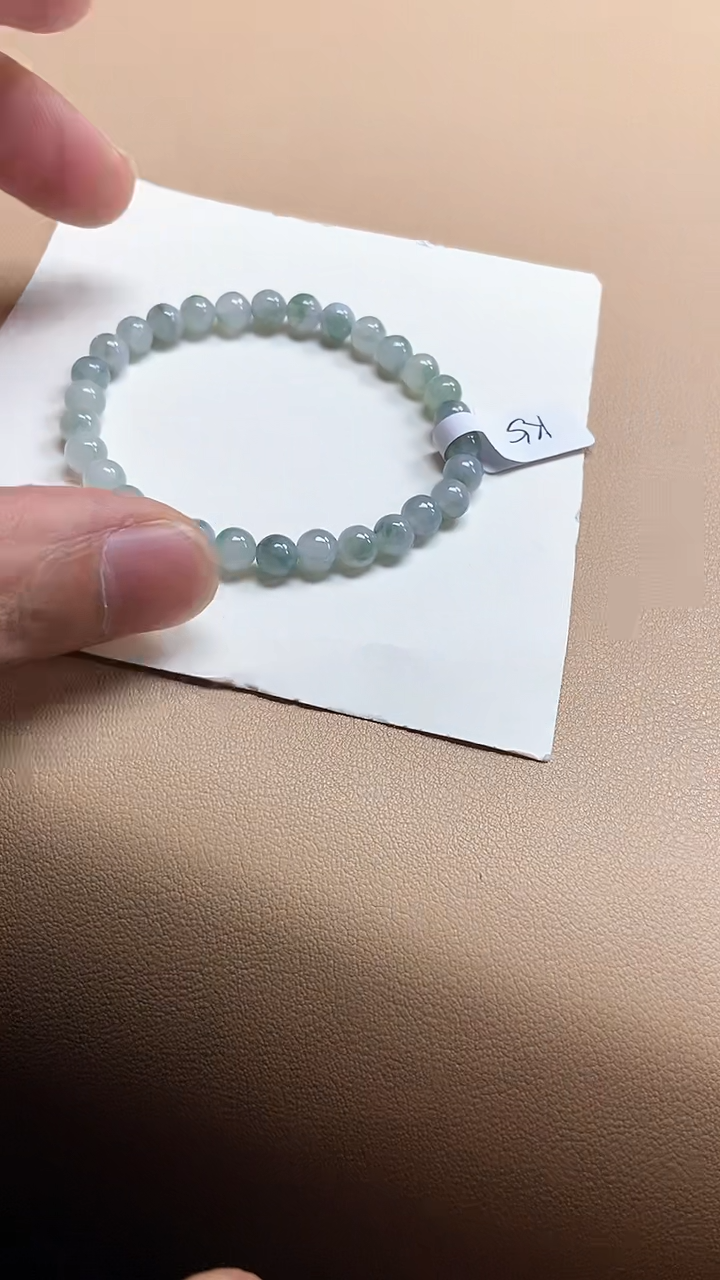 【闪购商品】翡翠手串未镶嵌天然A货翡翠手串K5