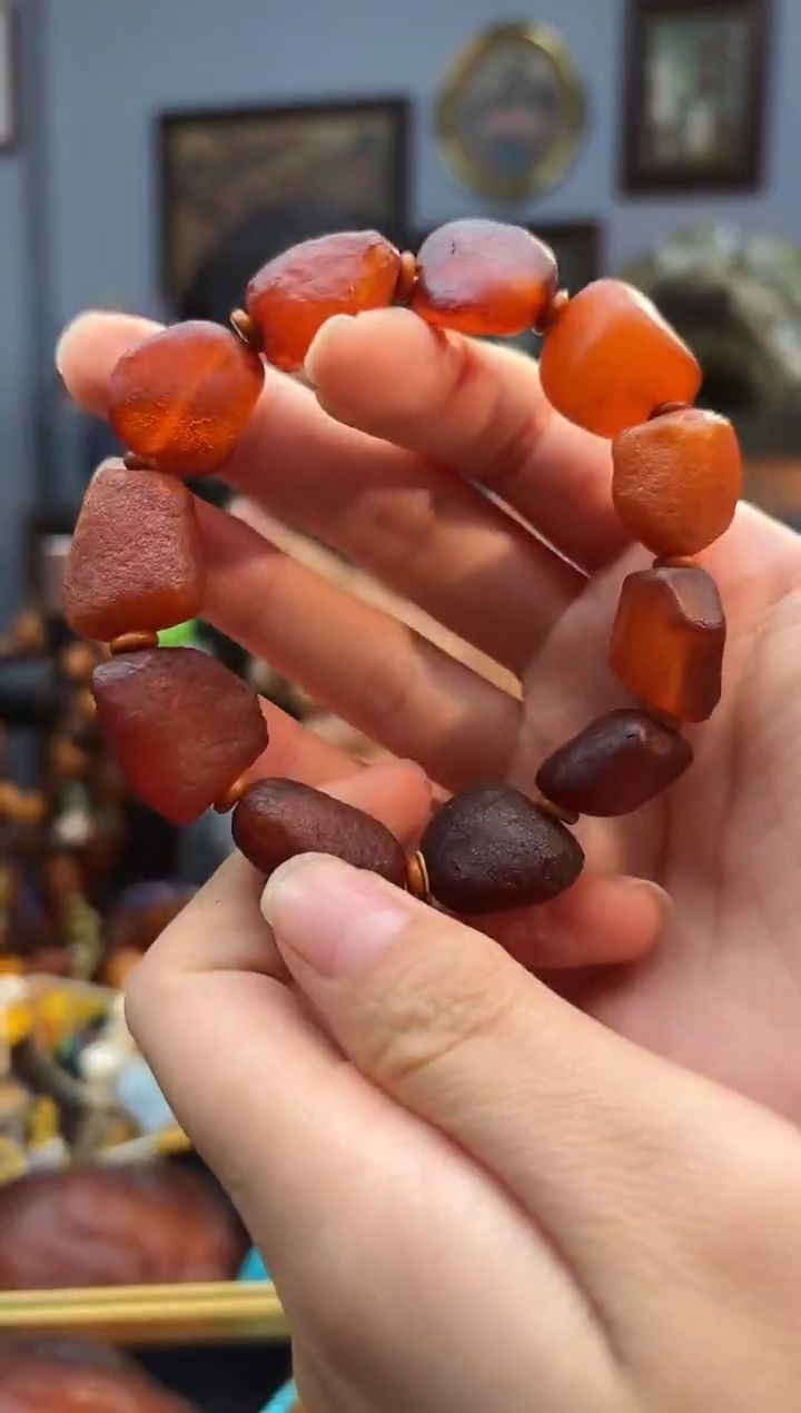 手串琥珀未镶嵌手串