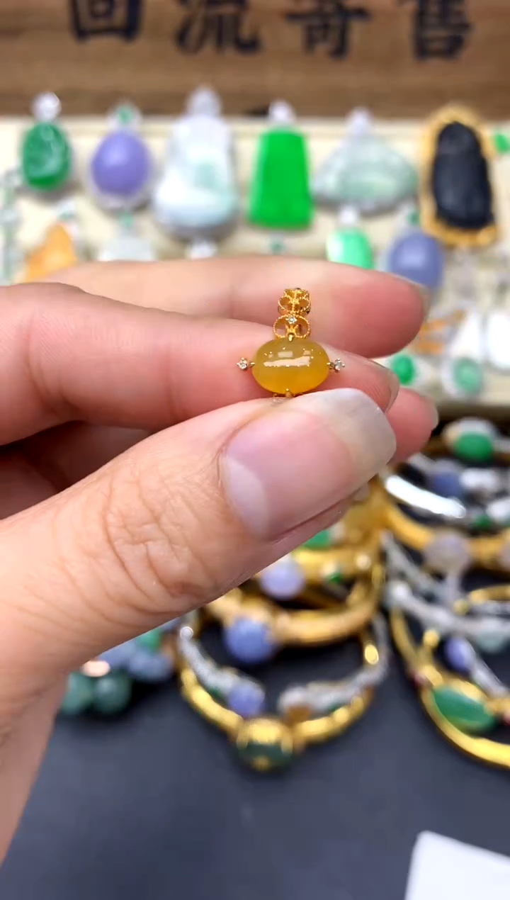 【闪购商品】翡翠戒指18K金镶嵌302-中国好珍宝