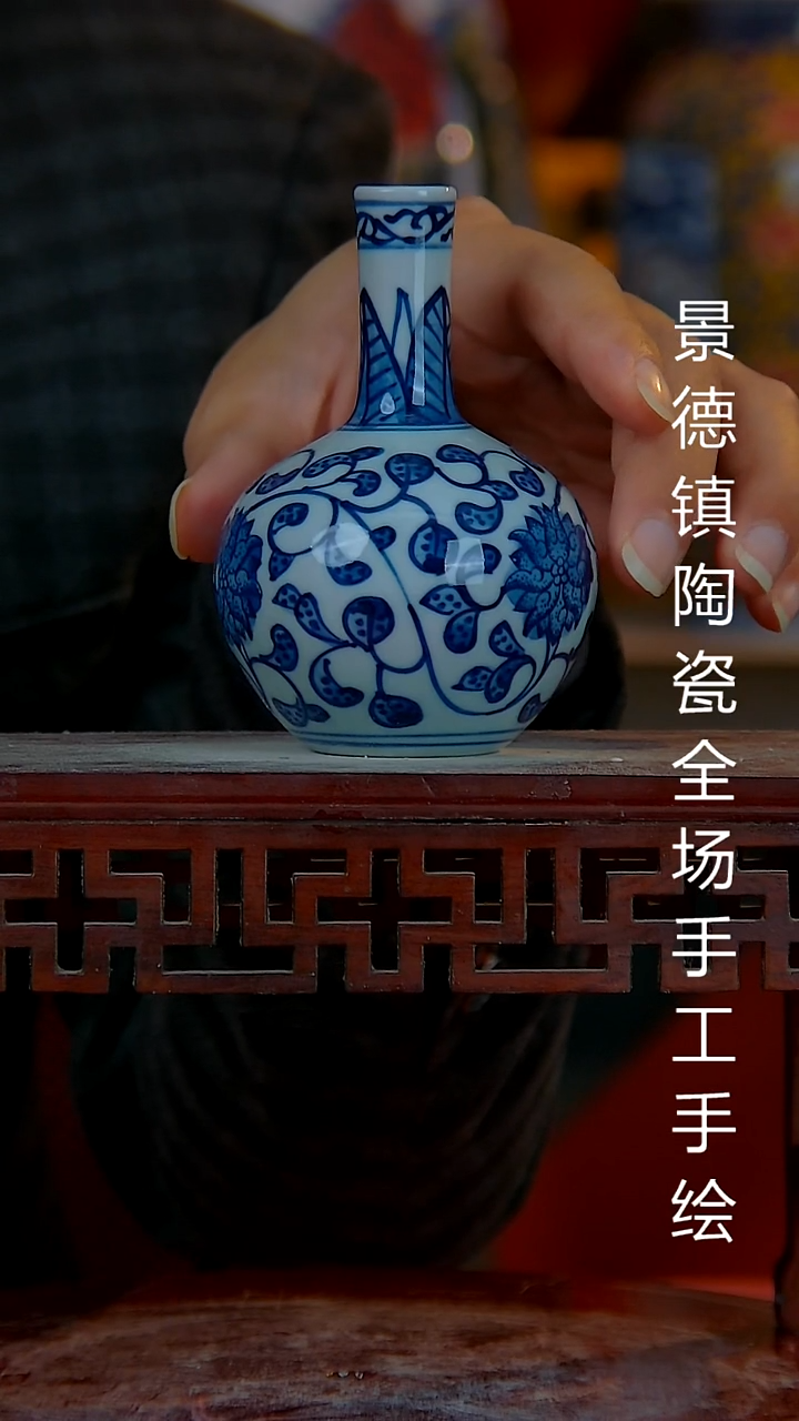 摆件景德镇陶瓷 全场手工手绘