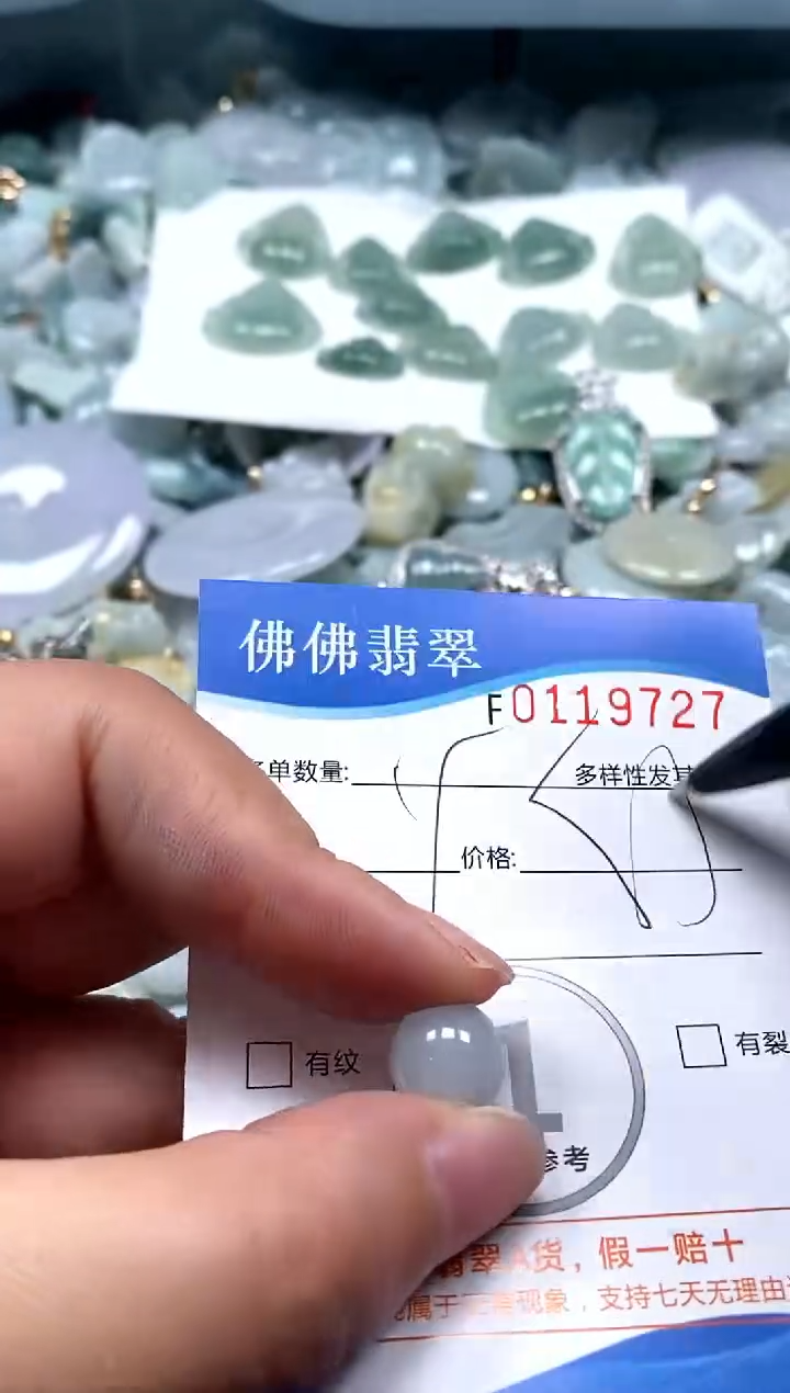 【闪购商品】翡翠颈饰未镶嵌闪购商品0119727