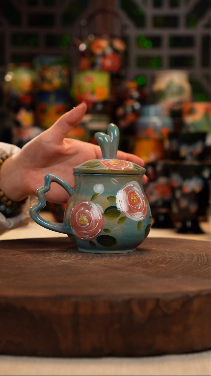 油画   釉下彩   杯子