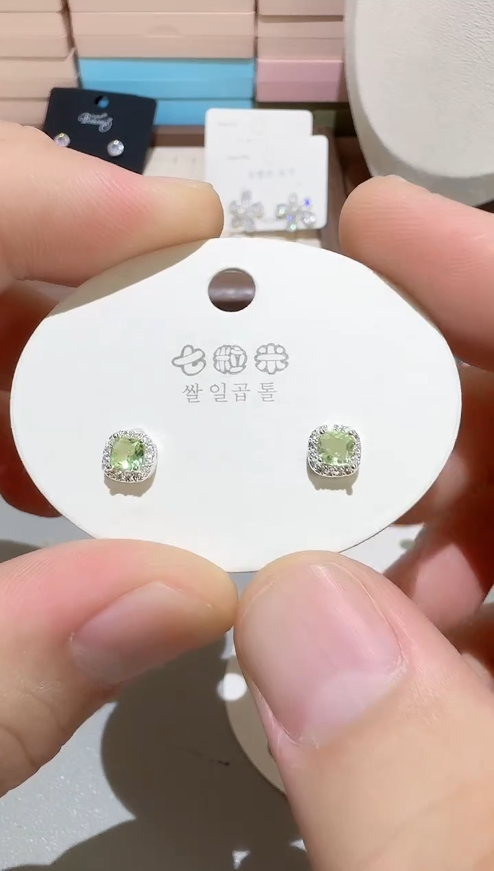 铜合金合成立方氧化锆925银B06