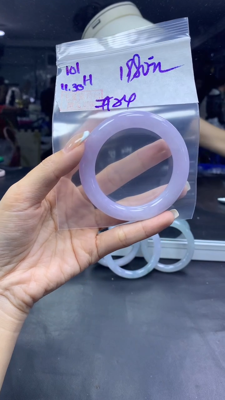 未镶嵌定制翡翠101手镯54+1980元+拍一发一