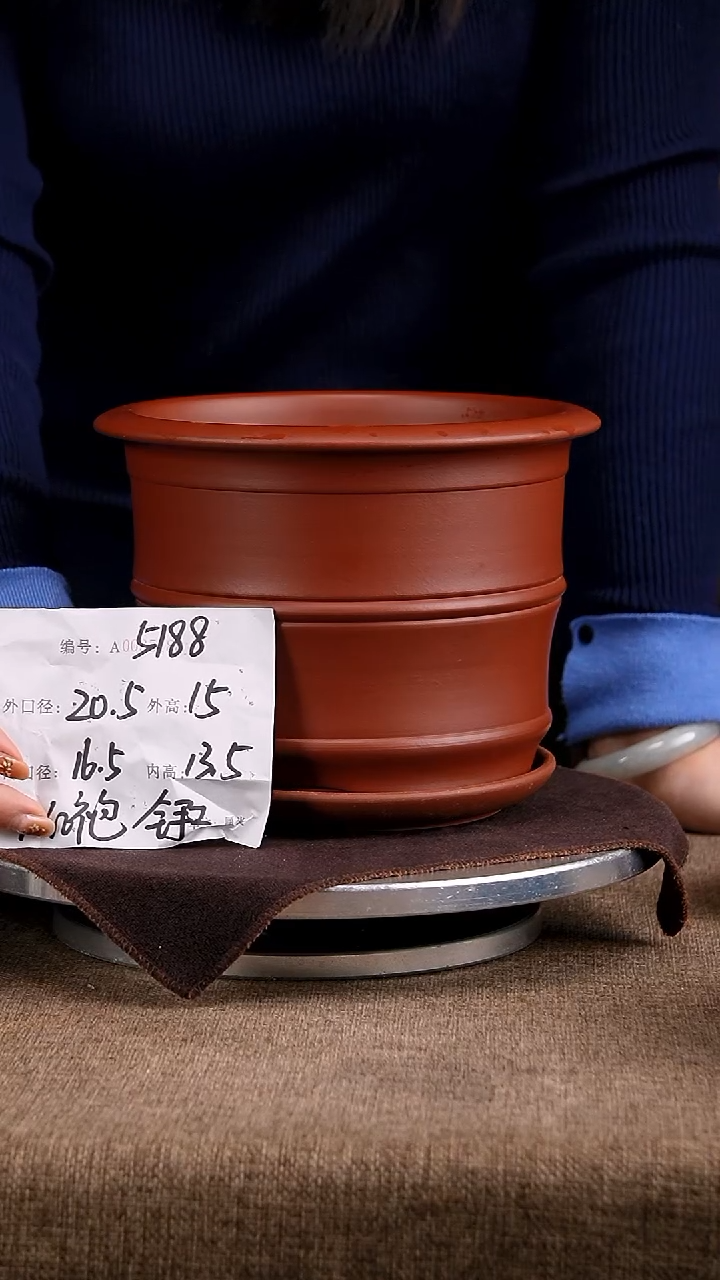 紫砂花盆花卉工艺5188+z