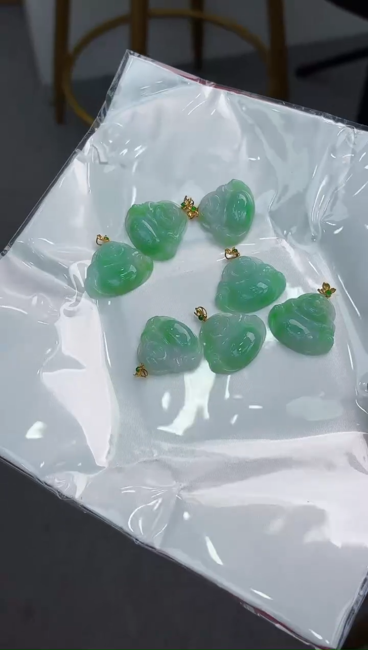 【闪购商品】翡翠颈饰18K金镶嵌多样性发其一