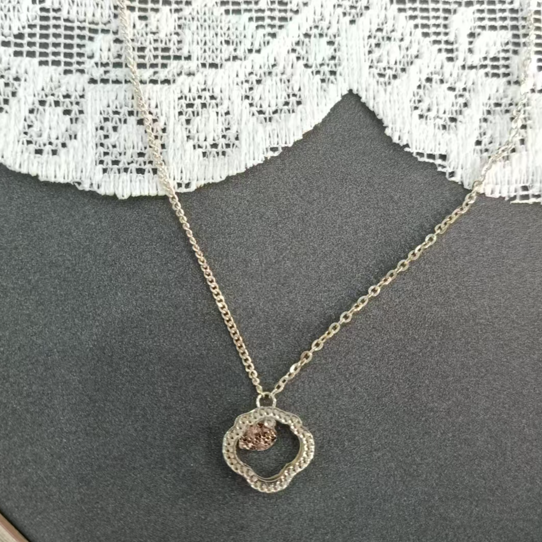 吊坠925银 小众百搭简约时尚项链926银